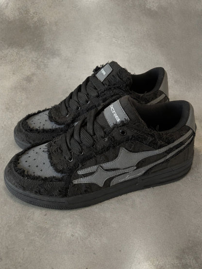 DCRB Broken Black Sneakers