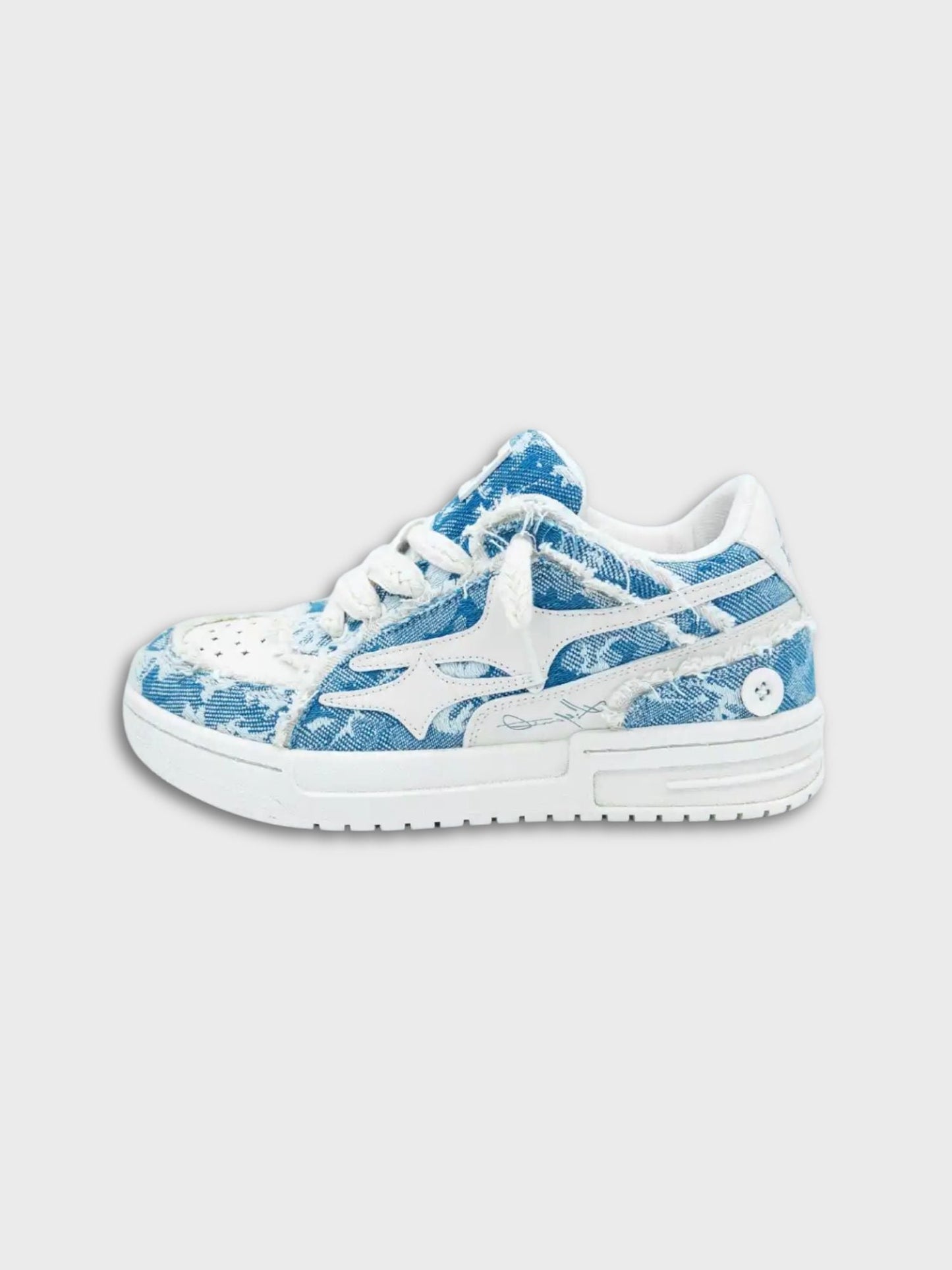 DCRB Broken Denim Sneakers